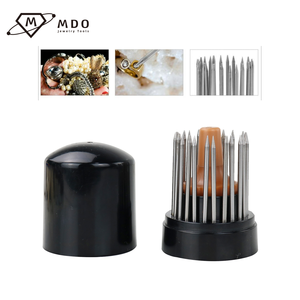 Bộ dụng cụ đính đá 23 món, gồm kim khắc đá kim cương có cán, dụng cụ đính đá kim cương để gắn đá - Product Image 3