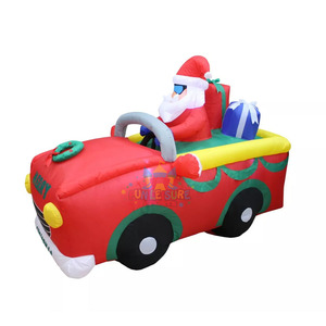 Airblown <strong>Inflatable</strong> Christmas Decor 9ft <strong>Grinch</strong> with Max and Cindy Lou on Sleigh for Outdoor Xmas Party - Product Image 6