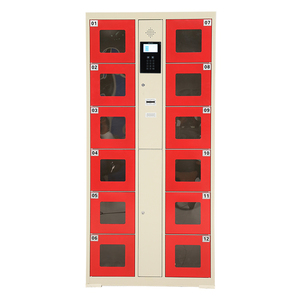 Smart Electronic Bar Code Self-Service <b>Storage</b> <b>Locker</b> Halfway Function Gym and Parcel Steel <b>Cabinet</b> - Product Image 5