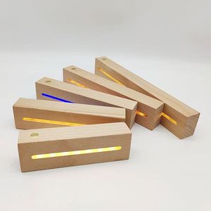 Nhà máy tùy chỉnh <span class=keywords><strong>LED</strong></span> ánh sáng ban đêm gỗ sồi phòng ngủ trang trí chiếu sáng hình vuông sạc Craft Plug-in pin - Product Image 1