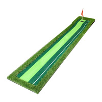 Tapis d'entraînement de golf d'intérieur PGK version améliorée en EVA, modèle PGK-C11, pour usage domestique/bureau, pour un ou deux joueurs