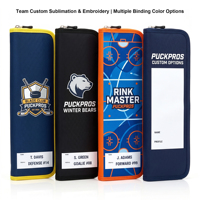 Sac de sublimation personnalisé pour lames de patins, avec fente pour carte d'identité, capacité de 2 paires de lames de hockey et de patins artistiques pour enfants, adolescents et adultes