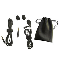 Microphone Lavalier Omnidirectionnel pour Caméra d'Interview et Enregistrement Vidéo