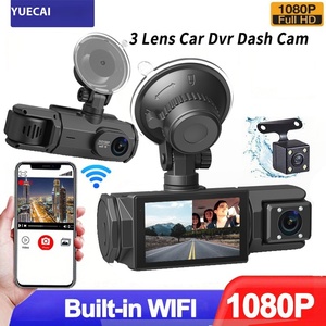 Máy ghi âm lái xe ba ống kính HD 1080P Mới <span class=keywords><strong>Camera</strong></span> hành trình chống nước tầm nhìn ban đêm bao gồm máy quay <span class=keywords><strong>video</strong></span> hình ảnh đảo ngược - Product Image 6