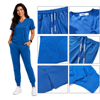 Ensemble de blouses médicales ANNO antimicrobiennes et anti-transpiration, extensibles, pour infirmières, pour les longues journées, vente en gros