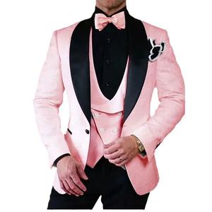 Trajes Florales <span class=keywords><strong>para</strong></span> <span class=keywords><strong>Hombre</strong></span> al por Mayor, Últimos Diseños <span class=keywords><strong>para</strong></span> Boda, Trajes de Novio con Solapa de Chal, Traje de Vestir <span class=keywords><strong>para</strong></span> Padrinos de Boda - Product Image 3