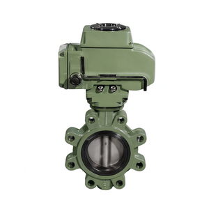 วาล์วควบคุมไฟฟ้า COVNA วาล์วควบคุมเสียงแบบไฟฟ้าประสิทธิภาพสูง AC220V DN50  วาล์วผีเสื้อไฟฟ้าแบบมีหูจับ  ทำจากเหล็กหล่อ - Product Image 4