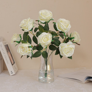 بالجملة هدايا عيد الحب، زهرة اصطناعية حمراء مخملية، ورود ساخنة وردية، هدايا زهور اصنعها بنفسك، زهرة اصطناعية، ديكور حفلات الزفاف - Product Image 2