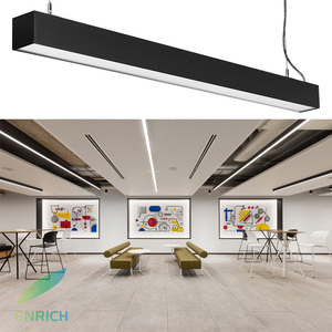 IP20 Moder Office Luz de techo Barra lineal LED de longitud personalizada con conexión sin costuras - Product Image 4