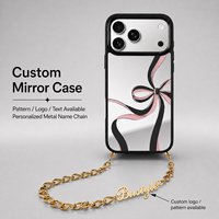 Cadena de Metal Personalizada para Teléfono, Grabado Láser con Nombre y Logotipo, Correa de Cordón, Accesorio de Regalo Personalizado, Venta al por Mayor, MOQ 20 (Modelo Único)
