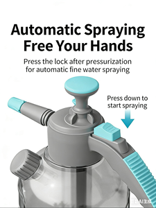 Pistolet à eau manuel NIKiSUN 8 motifs, basse pression, vert, pour le nettoyage de voiture, <span class=keywords><strong>avec</strong></span> réservoir de 100 ml, port 5/8 pouces, outil à <span class=keywords><strong>main</strong></span> pour le jardinage domestique - Product Image 6