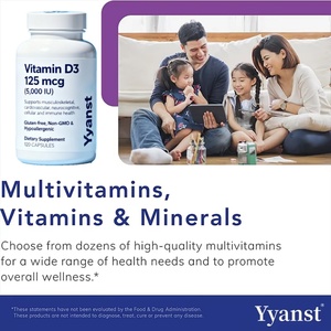 Cápsulas de Suplemento Dietético de Vitamina D3 de 5000 UI, Marca Privada OEM/ODM, Salud Inmunológica, Fabricante de Alimentos Saludables - Product Image 4
