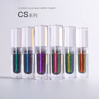Chrome liquide métallique d'ongle de chrome liquide pour la poudre d'ongle de chrome d'ongles