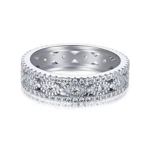 Anillos de Pareja Dylam 925, Anillo Original con Moissanita, Estilo Hip Hop, Personalizado, para Mujer, Plata, Joyería de Compromiso, Simple, con Piedra - Product Image 1