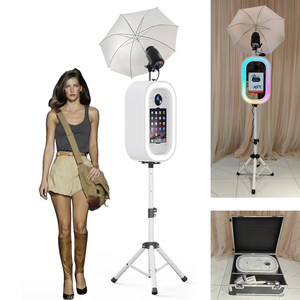 Chất lượng tốt chiều cao-có thể điều chỉnh góc iPad photobooth DSLR và chimee Shell Magic Photo Booth chân máy iPad Photo Booth máy - Product Image 1