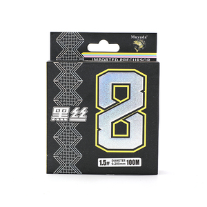 Filo da Pesca Intrecciato Nero Super Liscio 8X, Resistente e Non Sbiadisce, per Pesca in Lago, Fiume, Oceano e Barca, 100m - Product Image 2