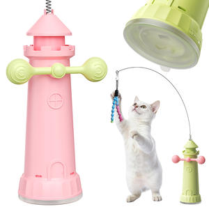 Fabricante de Artículos para <span class=keywords><strong>Mascotas</strong></span>, Venta al por Mayor, Nuevo Juguete Giratorio para Gatos con Ventosa en Forma de Faro, Modelo DT-01 - Product Image 6