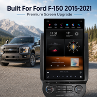 Pour Ford F150 Pickup 2015 2021 Écran de radio DVD Android 12,95 pouces Snapdragon665 GPS Bluetooth Carplay DSP Kit HD