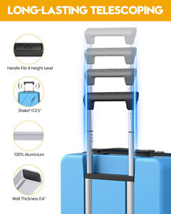 El más nuevo puerto de carga USB de Apertura frontal Maleta de equipaje de viaje de negocios Diseño novedoso con características prácticas - Product Image 5