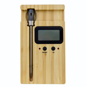 Thermomètre numérique intelligent sans fil de 165 pieds, lecture instantanée, thermomètre à viande Bluetooth, thermomètre à distance via application avec poignée en céramique - Product Image 1
