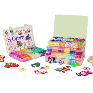 Brinquedos para crianças 2023 Recem-chegados Fuse Beads Moda 72 Cores 2.6mm Fuse Beads Kid's DIY Iron Beads