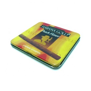 High Quality Chinese Factory Tin Box Square Box For Cigarette Tin Box For Packing