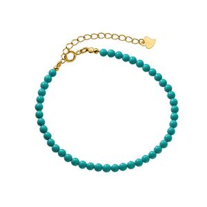 Pulsera de Acero Inoxidable con Turquesa Personalizada de Alta Calidad al por Mayor - Product Image 1