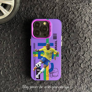 Großhandel Mode Fußballspieler Laser Shock proof PC TPU Handy hülle 15 16 17 Handy hülle - Product Image 2