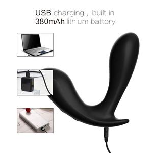 男性の大人のおもちゃマッサージャーゲイマッサージprostataバイブレーター加熱バットアナルプラグワイヤレスリモコン付き - Product Image 5