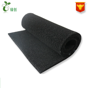 Hot bán cắt-to-kích thước than hoạt tính miếng bọt biển màu đen Lọc phương tiện truyền thông bọt pad tấm - Product Image 4