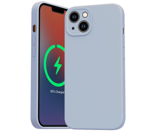 Étui pour téléphone portable en silicone liquide classique pour iPhone 17 Pro, avec aimant, doublure en microfibre douce anti-rayures - Product Image 5
