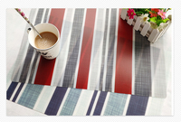 Sets de table en PP pour restaurant, sets de table tissés en plastique, sets de table pour assiettes, sets de table de haute qualité en PVC, tapis et coussinets personnalisés EN71, LFGB