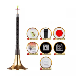 Venta caliente ébano <span class=keywords><strong>suona</strong></span> D tuning <span class=keywords><strong>suona</strong></span> instrumento musical principiante adulto instrumento de viento - Product Image 2