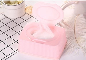 Lingettes démaquillantes personnalisées avec logo, lingettes nettoyantes cosmétiques pour adultes, lingettes féminines écologiques, soin de la peau sensible, biodégradables - Product Image 2