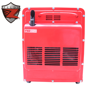 Generador de Soldadura Eléctrico Zelda ZD 6000 SE 5000W 220V de Tipo Silencioso con Arranque Eléctrico 6.5HP 50Hz - Product Image 4