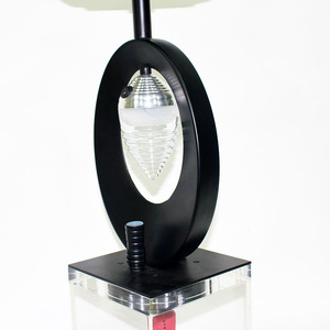 Bâtiment haut de gamme carré transparent noir cercle vide transparent forme de châtaigne décoration narguilé shisha - Product Image 6