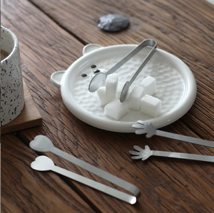 DFT06-6 Accessoires de cuisine, Cadeaux promotionnels personnalisés, Gadgets pour boissons froides, Pinces à glace et à sucre en acier inoxydable - Product Image 5