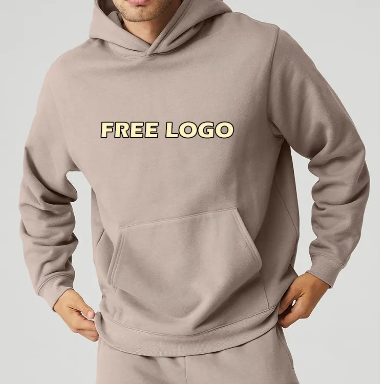 Custom Heavyweight hoodies blank oversize streetwear plus size men's pullover wholesale puff printing sweatshirts men's hoodies