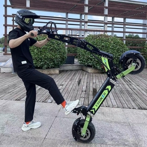 Scooter Eléctrico de 60V 6000W, Velocidad Máxima 85km/h, Motor Dual, 11 Pulgadas Todoterreno, 70-100km de Autonomía, Scooter Eléctrico para Adultos con Asiento - Product Image 4