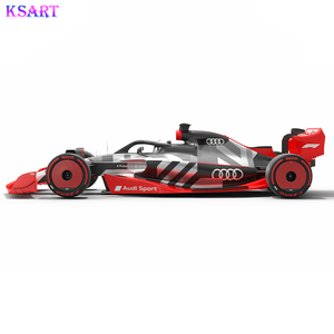 Özel fiberglas Audi formülü 1 model 2026 sezon boyama konsepti 3D lokomotif heykel modeli - Product Image 6