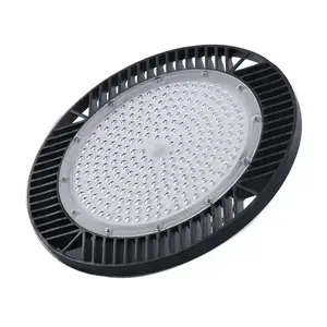 Lampu Teluk tinggi buatan Tiongkok 100W LED industri pemasangan dinding Iilnear lampu Teluk tinggi LED seri UFO 200W