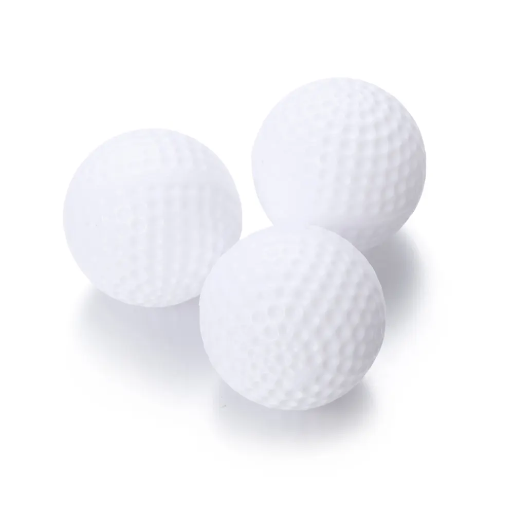 Pallina da Golf bianco durevole di alta qualità Soft Texture Ball sport Tool Training palline da allenamento professionali per interni ed esterni