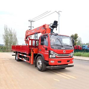 รถบรรทุกติดเครน Dongfeng D8 4*2 พร้อมเครน Shimei 8 ตัน บูมตรง 6 ท่อน ยกและขนส่งในตัว - Product Image 5
