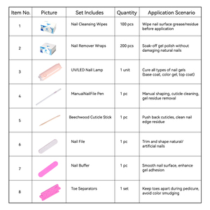 OEM/ODM Private Label Großhandel, Tragbares 6-Farben-Einschritt-Gel-Set Ohne Unterlack+Farbe+Überlack Langanhaltender Nagel-Gel-Lack-Set - Product Image 6