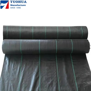 3.2oz 6x300ft tessuto paesaggio con barriera per erbacce pesante, tessuto in geotessile, tappeto da giardinaggio - Product Image 1