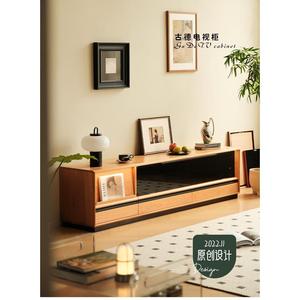 Gu De Tv <b>Cabinet</b> 1.5m <b>Pine</b> Wood Storage Living Room Furniture Nordic Style - Product Image 1