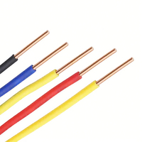 Vente chaude BV/BVR Toron Cuivre PVC Isolé 1.5mm 2.5mm Bâtiment de Puissance Industrielle Maison Câblage Câble Électrique