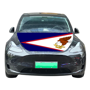 Funda para Capó de Coche con Bandera de Samoa Americana, Funda para Motor de Coche con Bandera, Funda para Capó de Motor de Coche Personalizada al por Mayor, Resistente al Desgaste y Duradera - Product Image 3