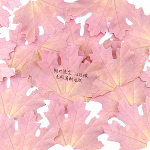 สติกเกอร์ตกแต่งใบเมเปิ้ล, สติกเกอร์ข้อความ, สติกเกอร์ติดผนังที่ต้องการ, สติกเกอร์วัสดุฐาน, <span class=keywords><strong>ใบ</strong></span>จำ<span class=keywords><strong>ล</strong></span>องที่ต้องการบันทึก - Product Image 2