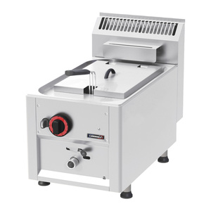 Friteuse à gaz 8 litres avec valve de vidange, friteuse électrique professionnelle, produit 33 - Product Image 1